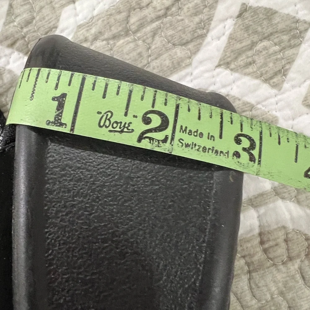 Skechers Black and Gray Wedge Sandals - Picture 6 of 6